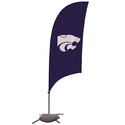 Kansas State Wildcats 7.5' Razor Feather Stake Flag with Base