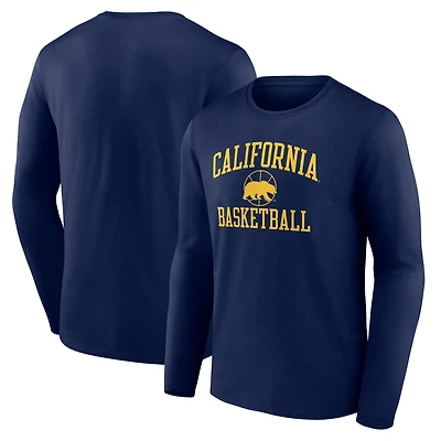 Men's Navy Cal Bears In Bounds Long Sleeve T-Shirt