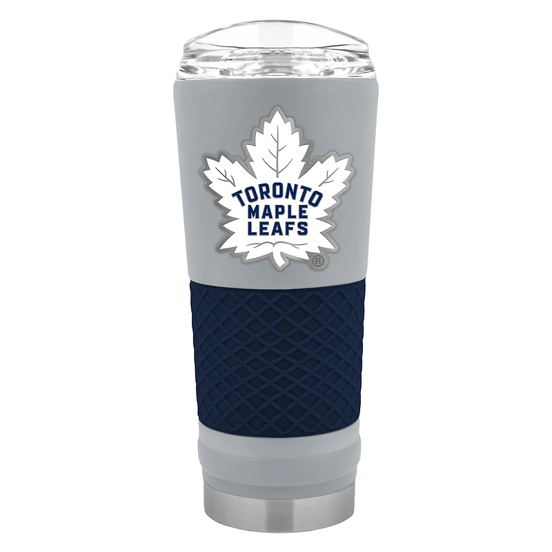 Gray Toronto Maple Leafs 24oz. Powder Coated Draft Travel Mug