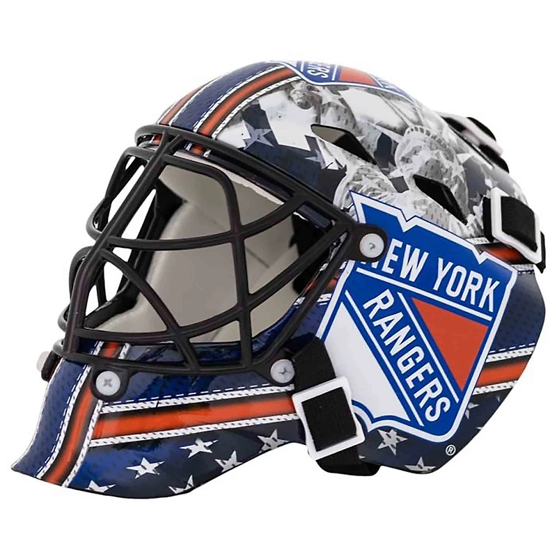 New York Rangers Unsigned Franklin Sports Replica Mini Goalie Mask