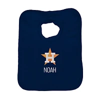 Infant Navy Houston Astros Personalized Bib