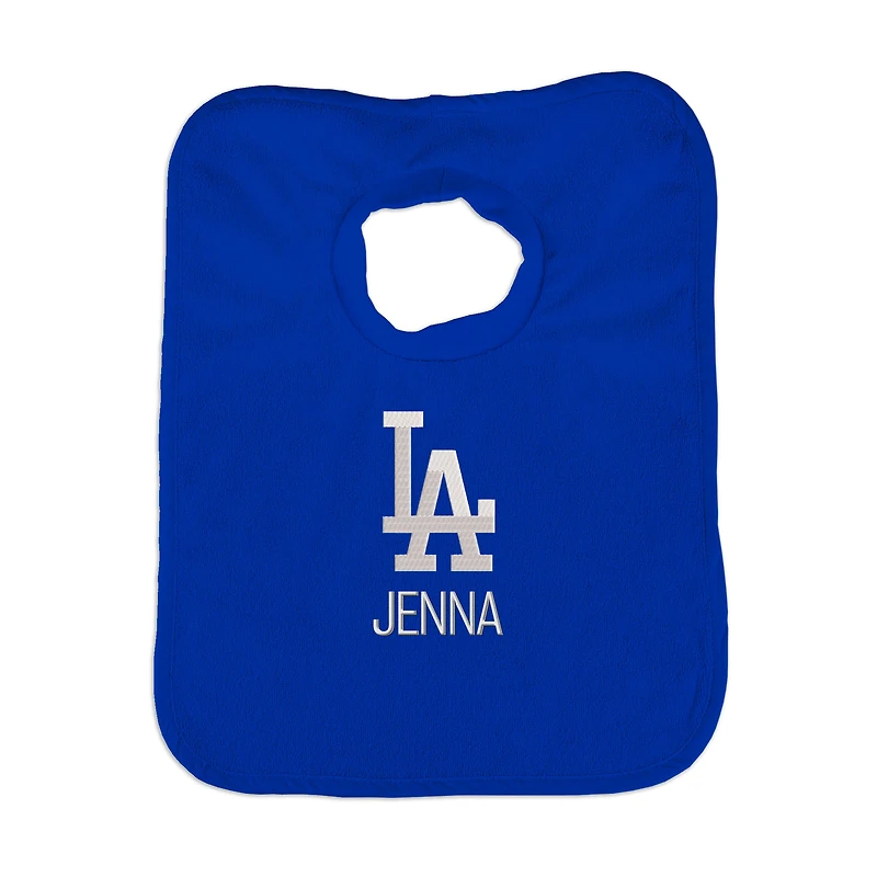 Infant Royal Los Angeles Dodgers Personalized Bib