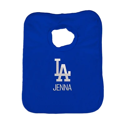 Infant Royal Los Angeles Dodgers Personalized Bib