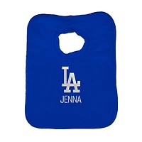 Infant Royal Los Angeles Dodgers Personalized Bib