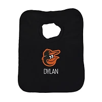 Infant Black Baltimore Orioles Personalized Bib