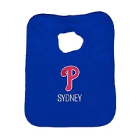 Infant Royal Philadelphia Phillies Personalized Bib