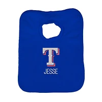 Infant Royal Texas Rangers Personalized Bib