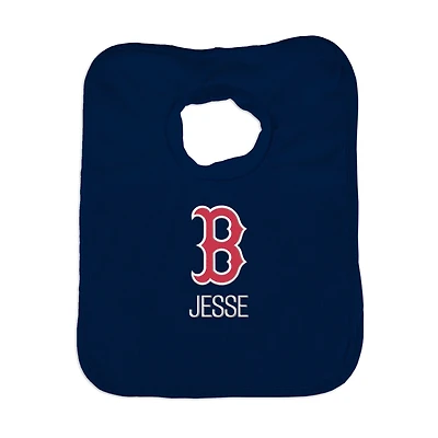 Infant Navy Boston Red Sox Personalized Bib