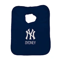 Infant Navy New York Yankees Personalized Bib