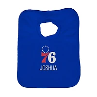 Infant Royal Philadelphia 76ers Personalized Bib