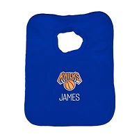 Infant Royal New York Knicks Personalized Bib