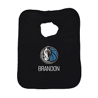 Infant Black Dallas Mavericks Personalized Bib