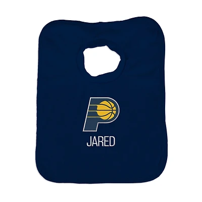 Infant Navy Indiana Pacers Personalized Bib