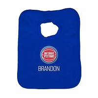 Infant Royal Detroit Pistons Personalized Bib