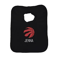 Infant Black Toronto Raptors Personalized Bib