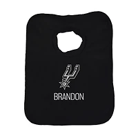 Infant Black San Antonio Spurs Personalized Bib