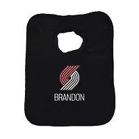 Infant Black Portland Trail Blazers Personalized Bib