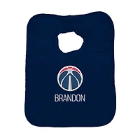 Infant Navy Washington Wizards Personalized Bib