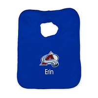 Infant Royal Colorado Avalanche Personalized Bib