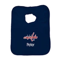 Infant Navy Washington Capitals Personalized Bib