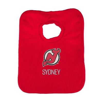 Infant New Jersey Devils Personalized Bib