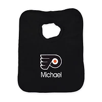 Infant Black Philadelphia Flyers Personalized Bib