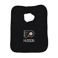 Infant Black Philadelphia Flyers Personalized Bib