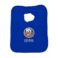 Infant Royal New York Islanders Personalized Bib