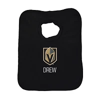 Infant Black Vegas Golden Knights Personalized Bib