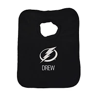 Infant Black Tampa Bay Lightning Personalized Bib