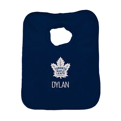 Infant Navy Toronto Maple Leafs Personalized Bib