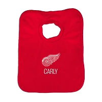 Infant Red Detroit Red Wings Personalized Bib