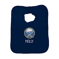 Infant Navy Buffalo Sabres Personalized Bib
