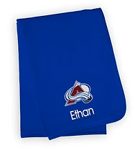 Infant Royal Colorado Avalanche Personalized Blanket