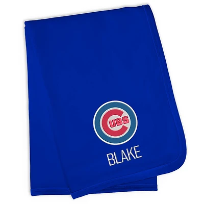 Infant Royal Chicago Cubs Personalized Blanket