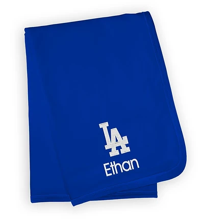 Infant Royal Los Angeles Dodgers Personalized Blanket