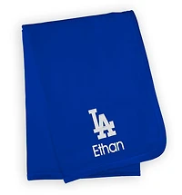 Infant Royal Los Angeles Dodgers Personalized Blanket