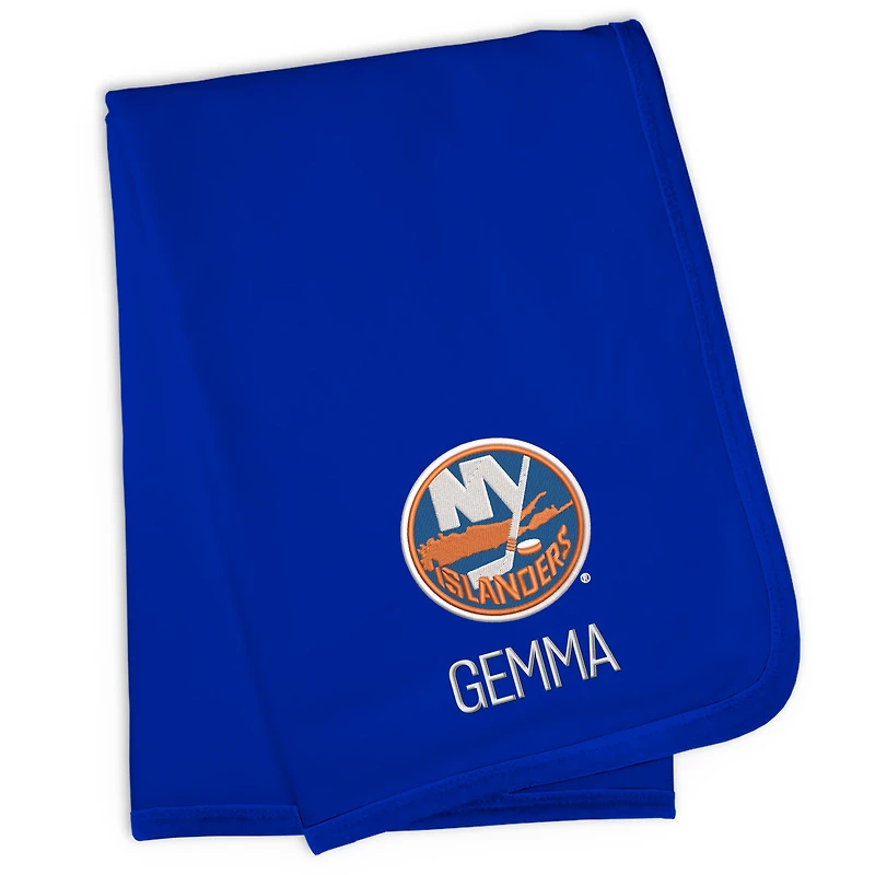 Infant Royal New York Islanders Personalized Blanket