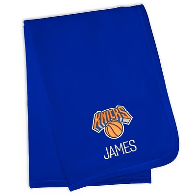 Infant Royal New York Knicks Personalized Blanket