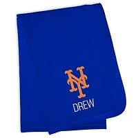 Infant Royal New York Mets Personalized Blanket