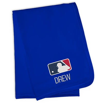 Infant Royal MLB Personalized Blanket