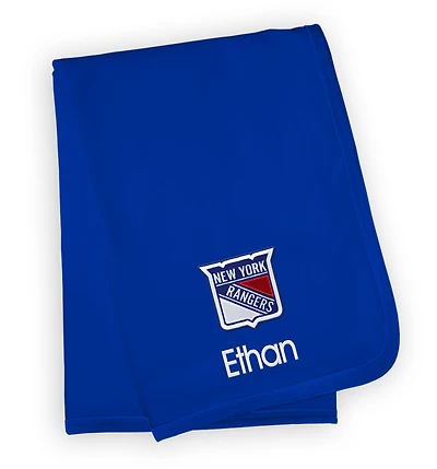 Infant Royal New York Rangers Personalized Blanket