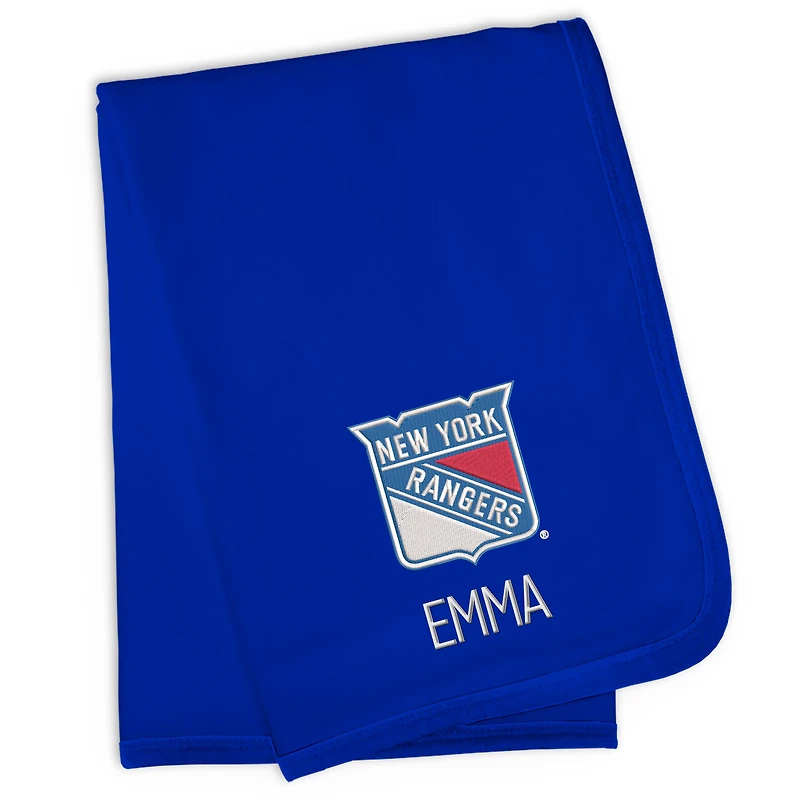 Infant Royal New York Rangers Personalized Blanket