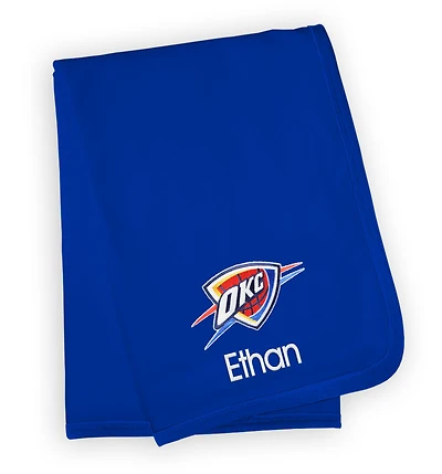 Infant Royal Oklahoma City Thunder Personalized Blanket