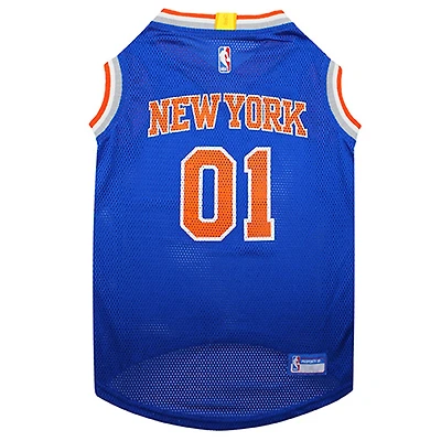 New York Knicks Mesh Dog Basketball Jersey