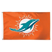 WinCraft Miami Dolphins One-Sided 3' x 5' Deluxe Flag