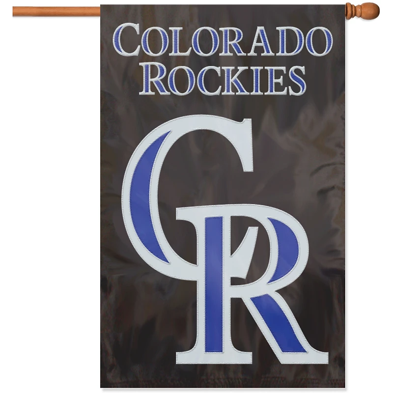 Colorado Rockies 44" x 28" Applique Team Flag