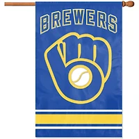 Milwaukee Brewers 44" x 28" Applique Team Flag