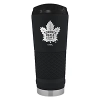 Black Toronto Maple Leafs Stealth Matte 24oz Tumbler