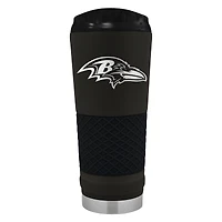 Black Baltimore Ravens 24oz Stealth Matte Tumbler